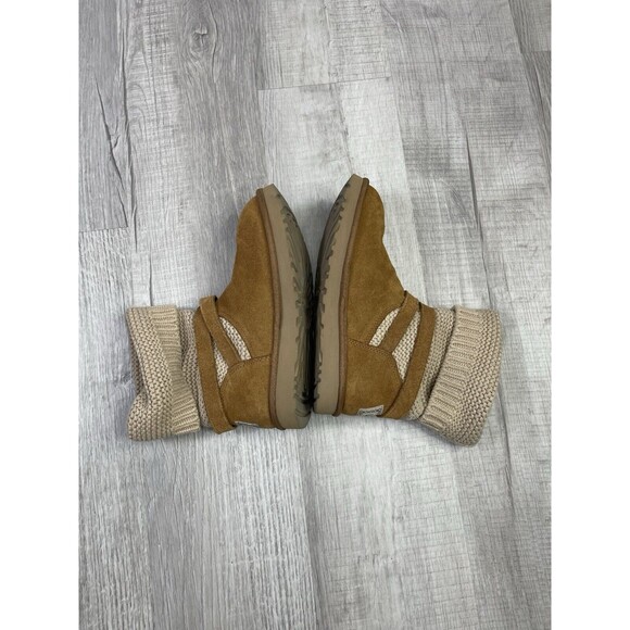 Women's UGG Purl Strap Boot Chestnut Size 7 #1098080 Winter Fall Cozy Warm S - Picture 6 of 8